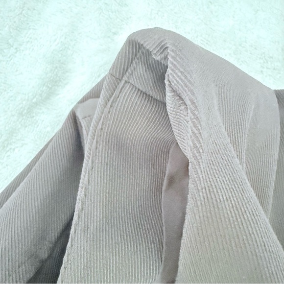 Free People Suit Shop Vest Gray with Shoulder Pads and Pockets Lined Size L - Picture 13 of 13